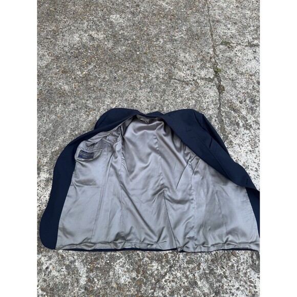 Polo University Club Ralph Lauren Navy Wool Blazer Gold Buttons 38 S Nice! - Picture 8 of 8